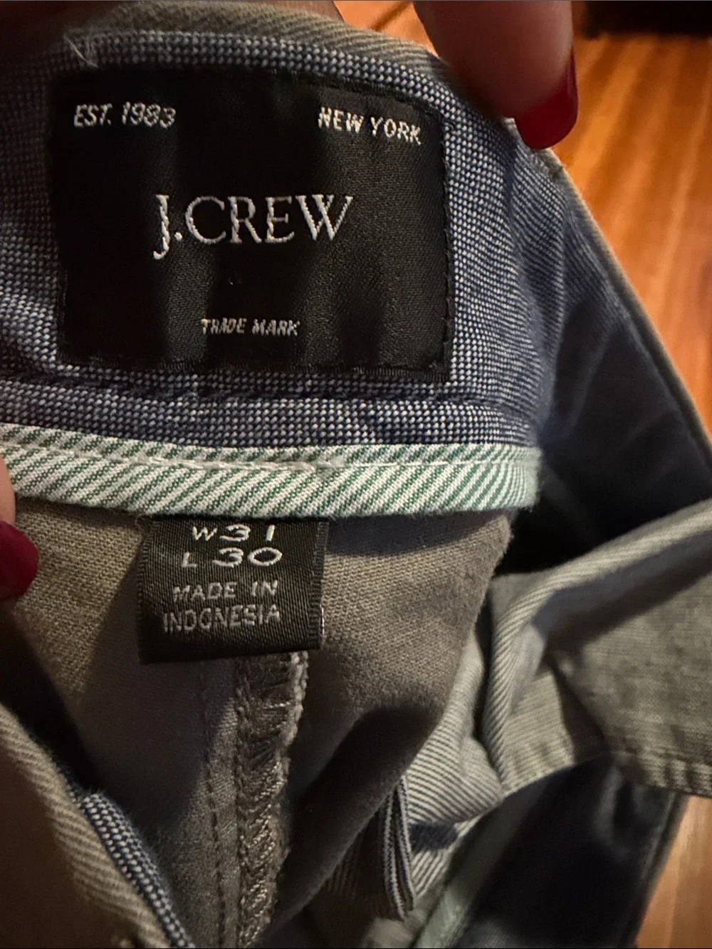 J. Crew Men's Chinos in Light Tan
